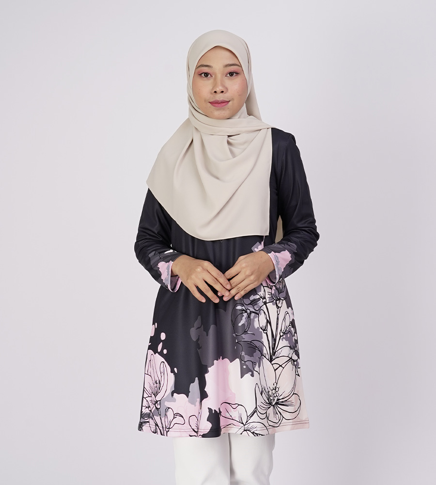 AURA EDITION Black | Inaya Muslimah Women Clothing Online Shop