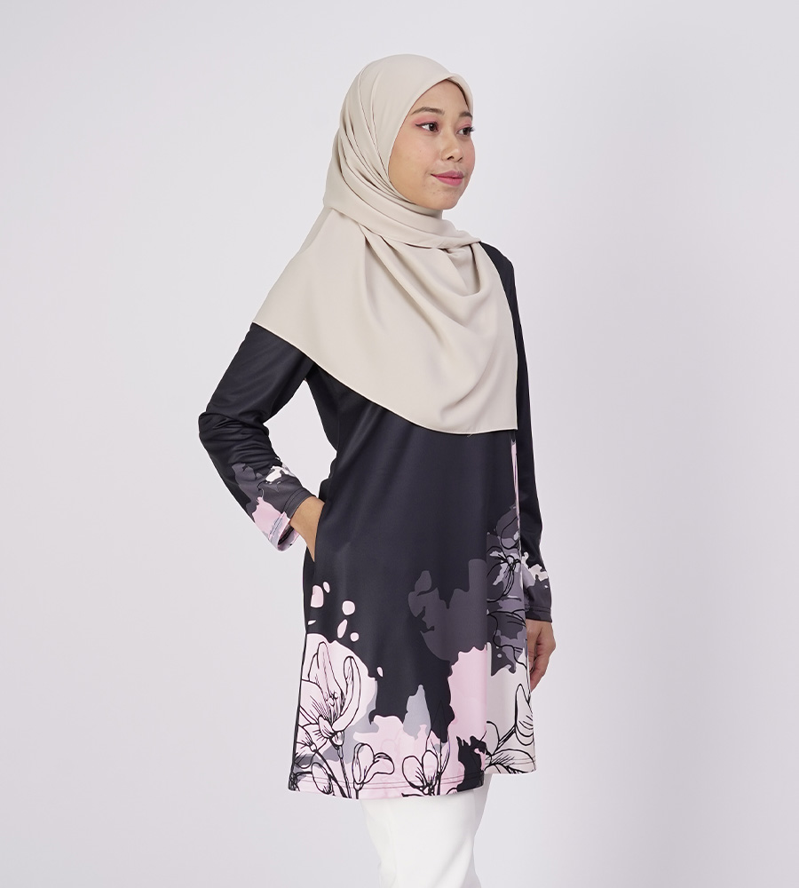 AURA EDITION Black | Inaya Muslimah Women Clothing Online Shop