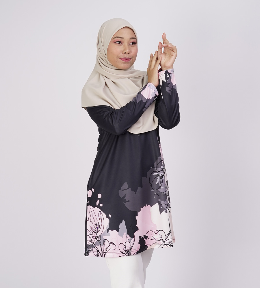 AURA EDITION Black | Inaya Muslimah Women Clothing Online Shop